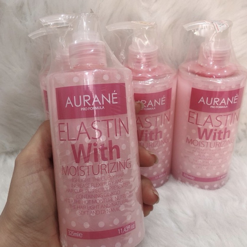 Gel Dưỡng Tạo Kiểu Tóc Xoăn Aurane Elastin With Moisturizing 325ml