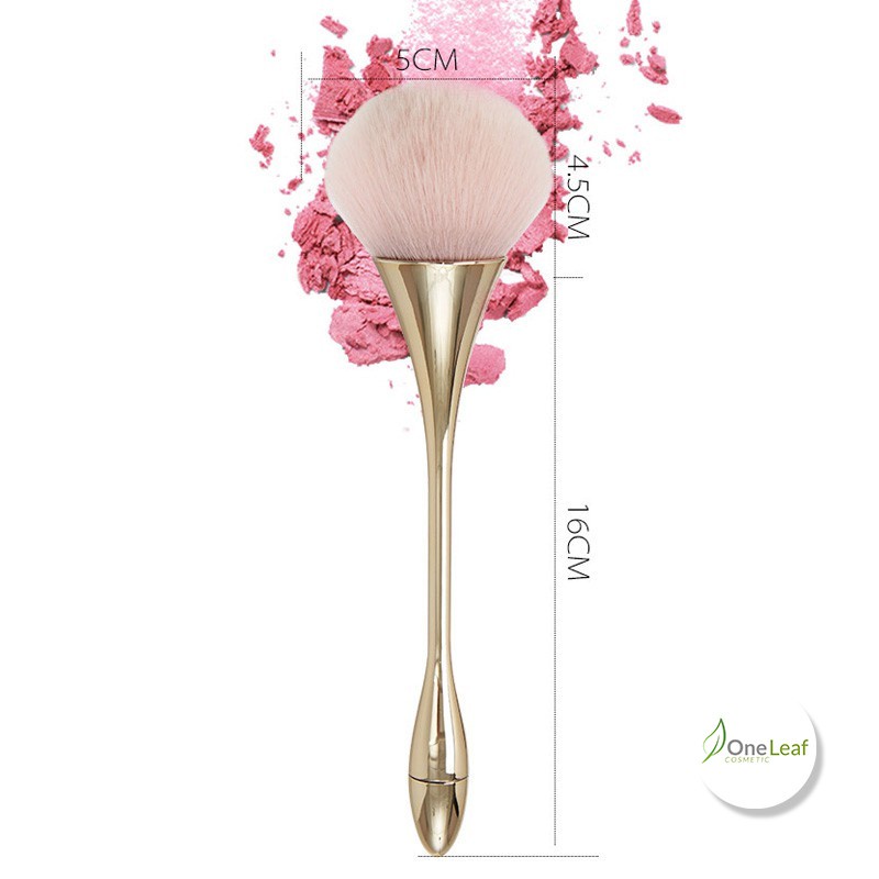 CÂY Cọ trang điểm phủ phấn tán nền thân mảnh thời trang 16cm