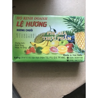 Ống dầu chuối Lệ Hương hộp 10 ống