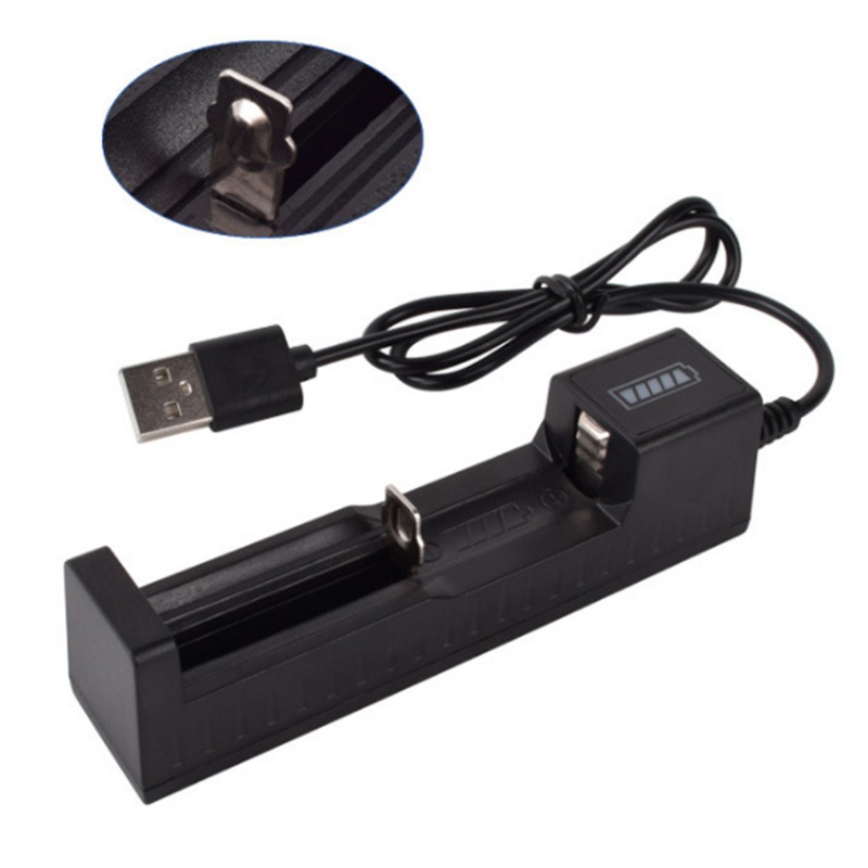 Bộ sạc pin nhanh một ngăn Blg cổng usb thông minh phổ biến mới cập nhập cho pin có thể sạc lại 18650 14500 1634