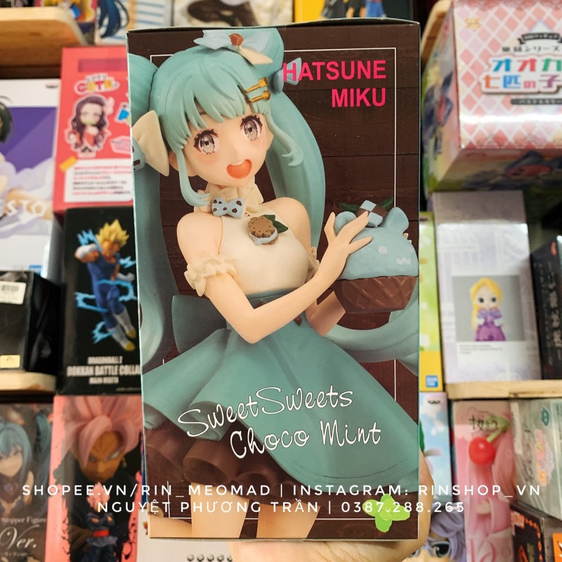 [FURYU] Mô Hình Chính Hãng Hatsune Miku - Sweet Sweets Series Figure -Chocomint-