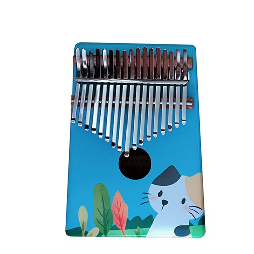 Đàn Kalimba Gỗ 17 Phím WOIM Họa Tiết Cô Gái