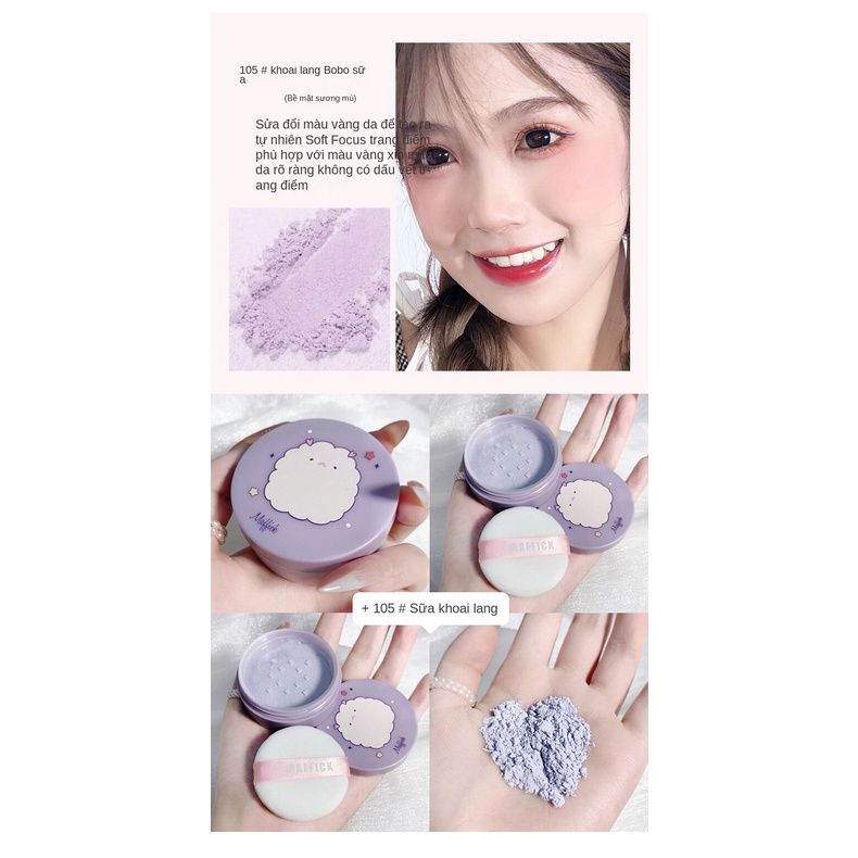 [Hàng mới về] Phấn Phủ Lì Maffick Lâu Trôi Kiềm Dầu Thiết Kế Dễ Thương | BigBuy360 - bigbuy360.vn