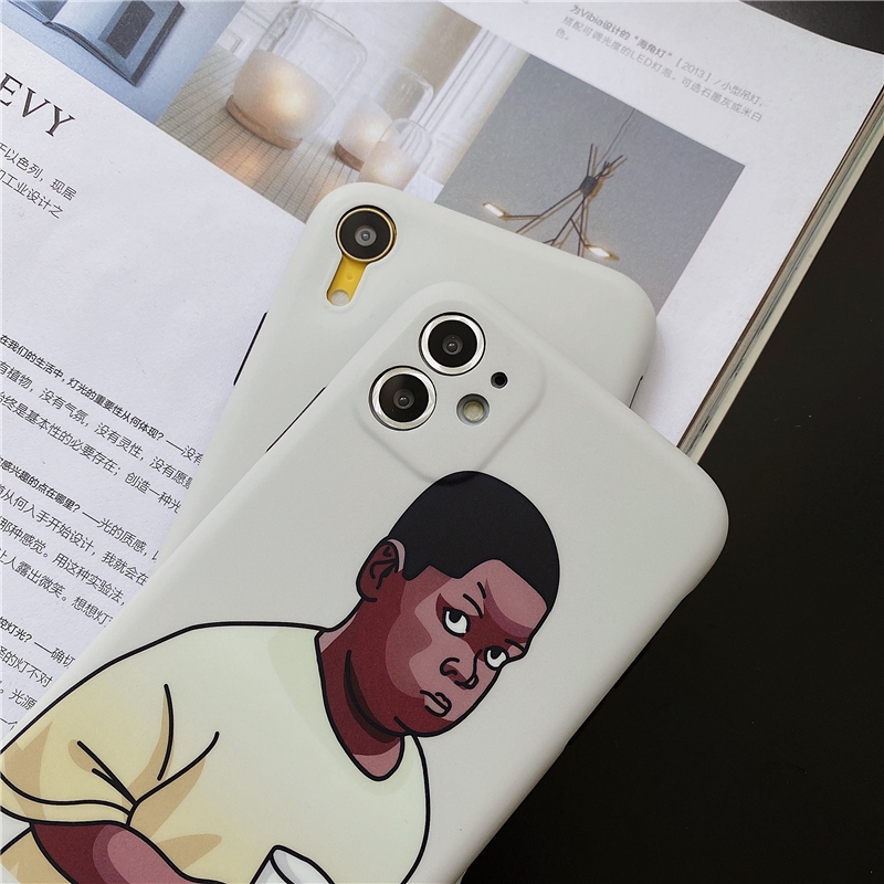 iPhone 12 Pro max Ốp điện thoại mềm in hình cậu bé da màu Little Fat cho iPhone 11 Pro MAX i7 i8 plus XR XS MAX | BigBuy360 - bigbuy360.vn