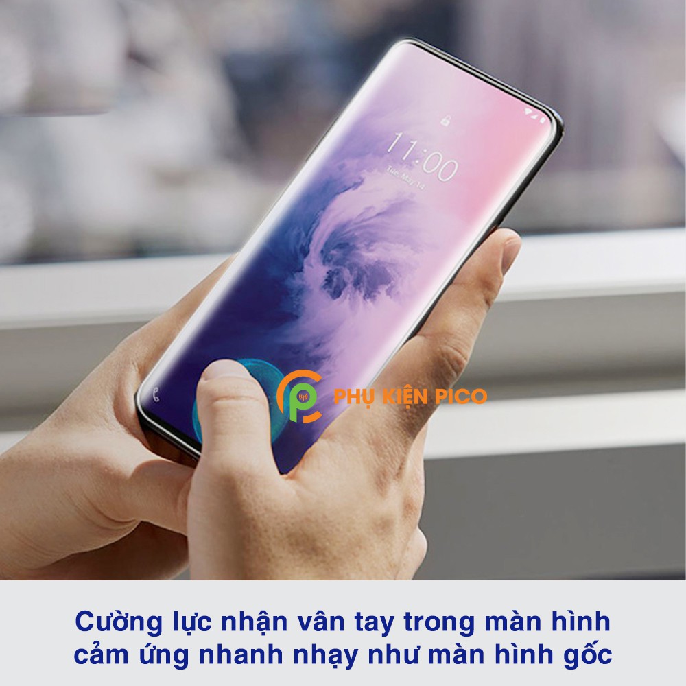 Kính cường lực Oneplus 7 Pro full màn nhận vân tay màn hình chính hãng T-Max - Dán dán mình Oneplus 7 Pro