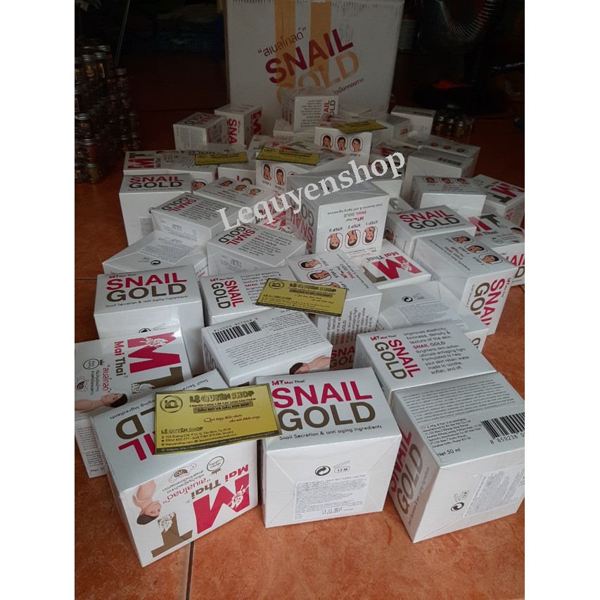 [hàng chính hãng]Kem Ốc Sên Snail Gold Mai Thai Hoàng Gia Thái Lan Dưỡng Da