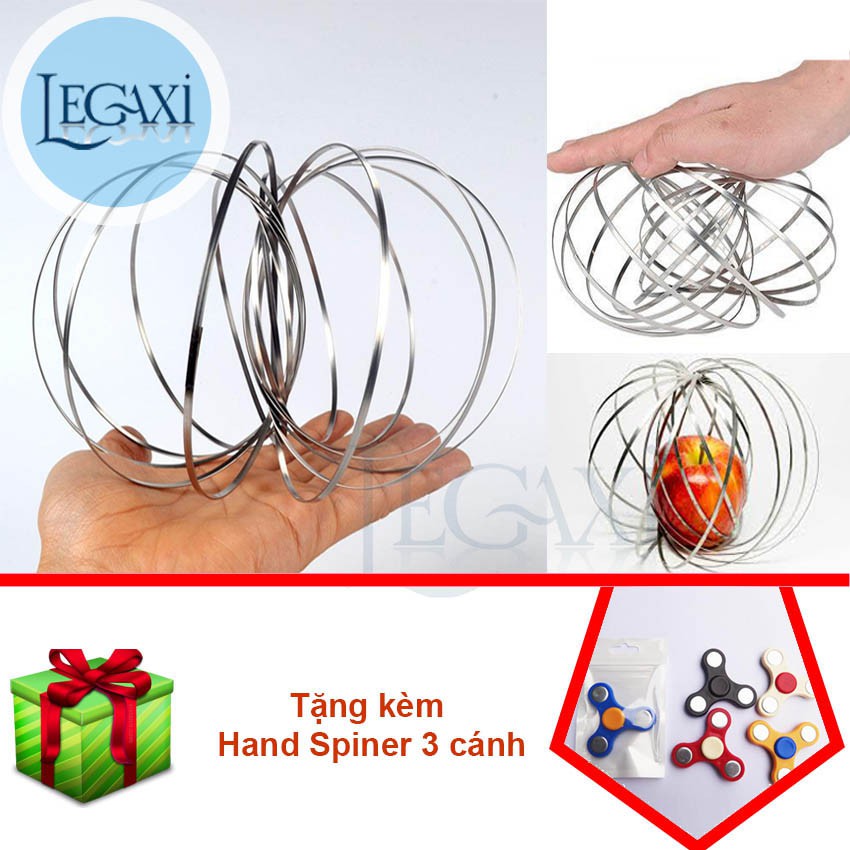 Vòng Xoay Quay Ma Thuật Magic Ring Magical Metal Torus Toroflus Tặng Spinner Legaxi