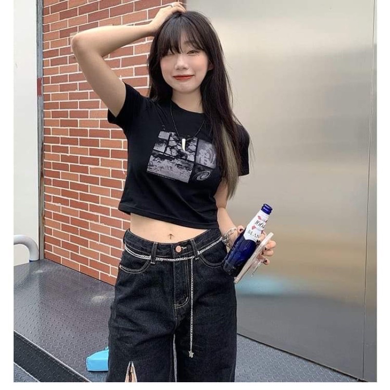 Áo croptop cây núi KA12