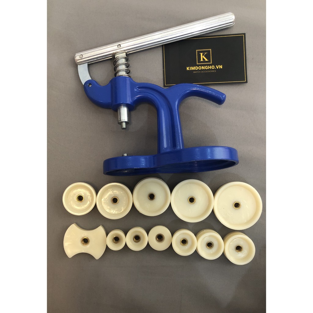 Ảnh thật 100% từ Kimdongho - Dụng Cụ Ép Đáy Đồng Hồ Bằng Tay Chuyên Dụng - Kimdongho.vn