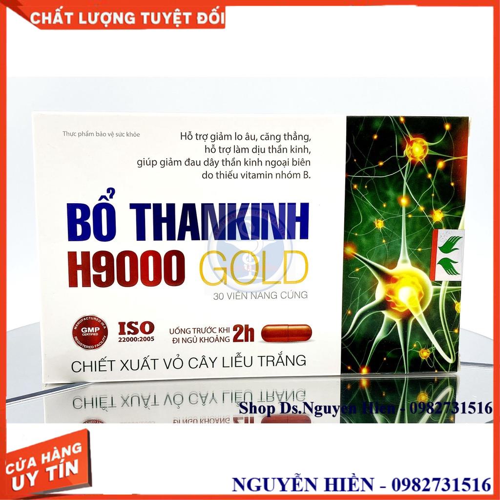 BỔ THẦN KINH H9000 GOLD - LÀM DỊU THẦN KINH - HỘP 30 VIÊN