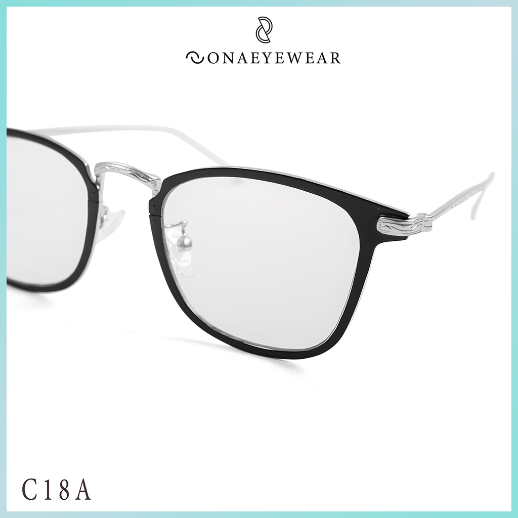 Gọng Kính Cận nam nữ Sona Eyewear Chất liệu nhựa ABS và kim loại cao cấp - C18