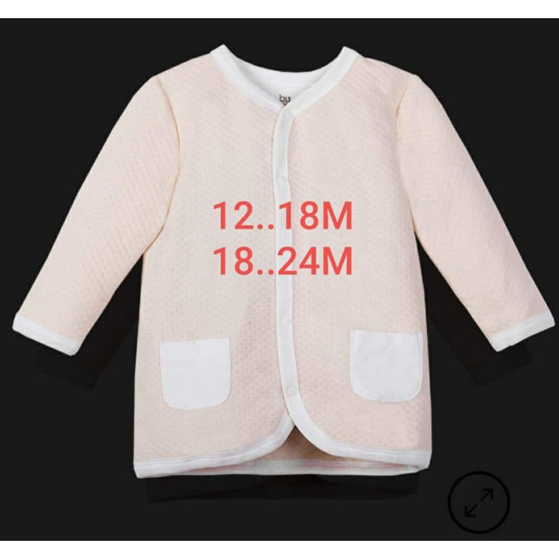 Bu. áo khoác chần bông size 12..18M