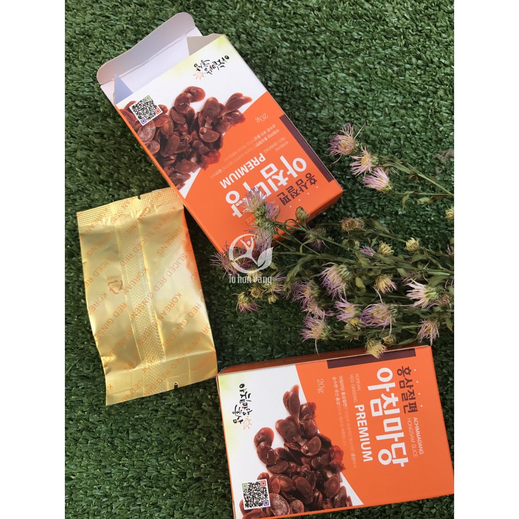 [Hàng mới về]  Hồng Sâm Lát Tẩm Mật Ong Achim Hàn Quốc, Hộp 10 Gói x20gr | BigBuy360 - bigbuy360.vn