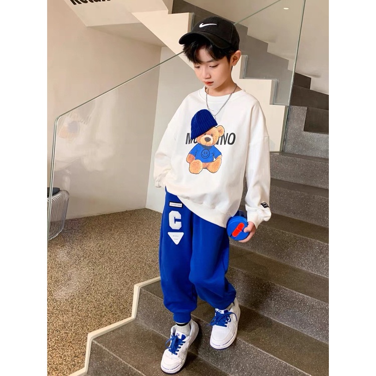 Áo sweater GẤU cho bé,áo sweater cho bé bé gái,áo hoodie cho bé bé trai 3/4/5/6/7/8/9 tuổi chất đẹp đi học đi chơi