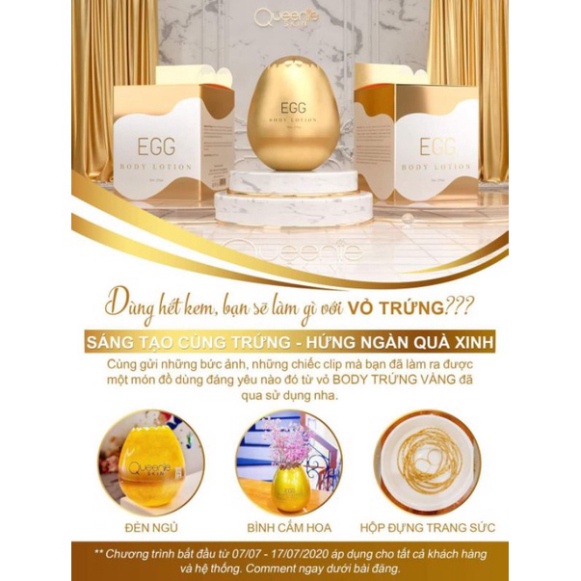 Body Trứng Vàng EGG Chính Hãng