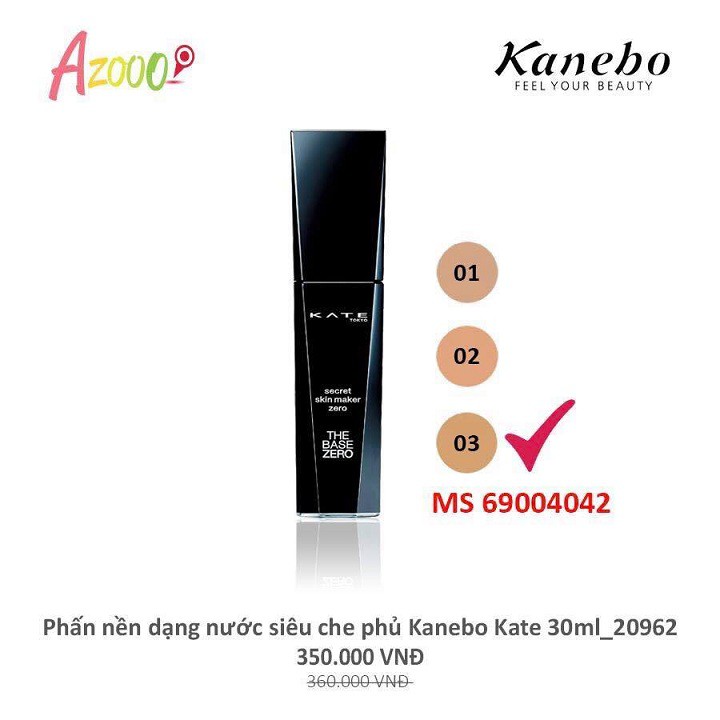 Phấn nền siêu che phủ Kanebo Nhật  [CÓ TEM CHỐNG HÀNG GIẢ] | BigBuy360 - bigbuy360.vn