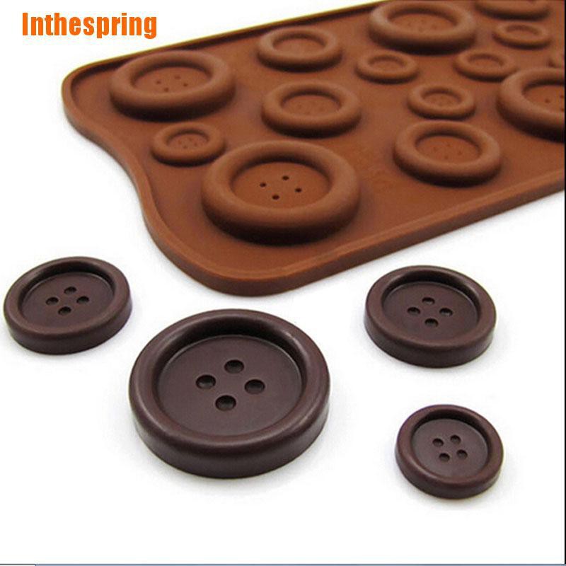 Khuôn Làm Bánh Chất Liệu Silicone Tự Làm Hình Nút Độc Đáo