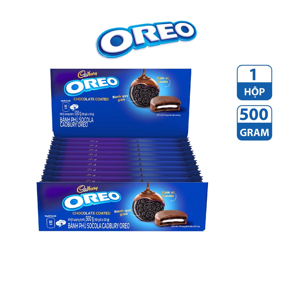 Bánh Quy OREO Phủ Socola 500g