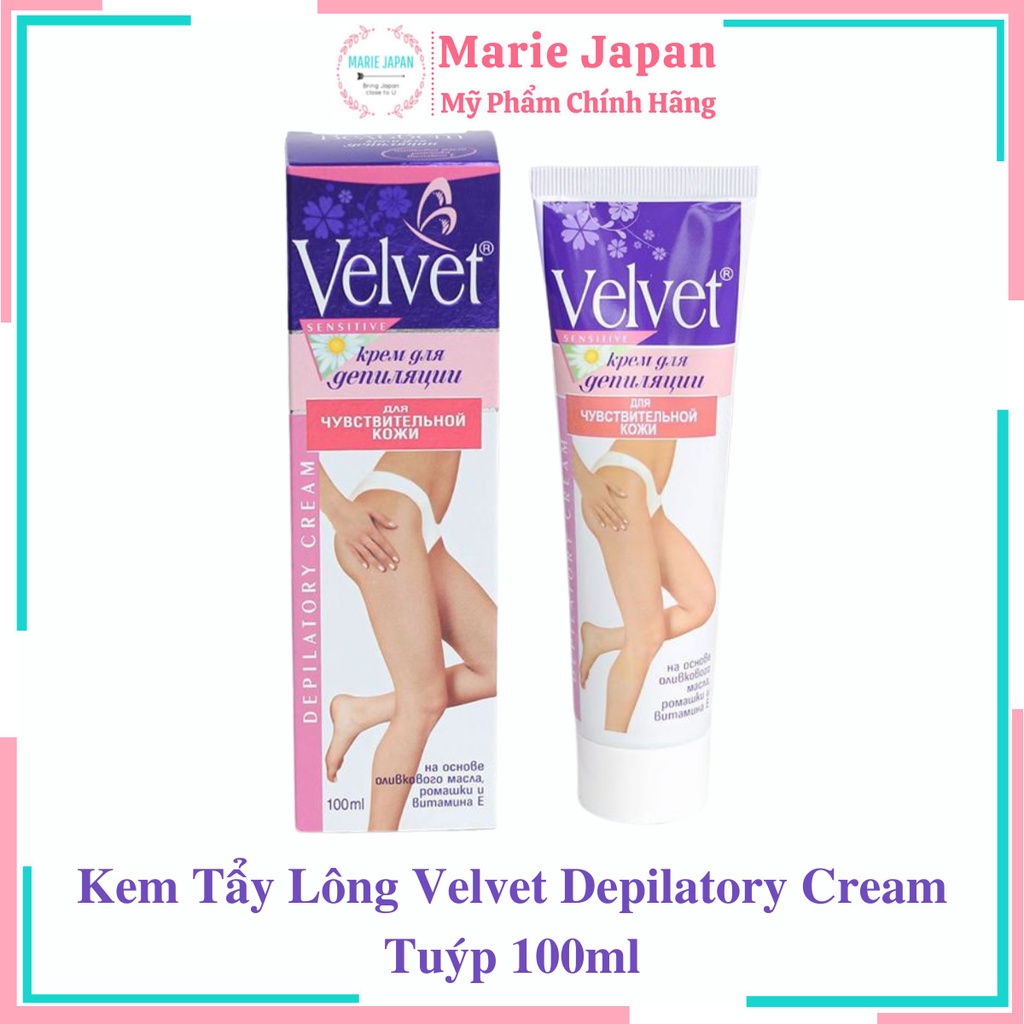 Kem Tẩy Lông Velvet Depilatory Cream - Tuýp 100ml