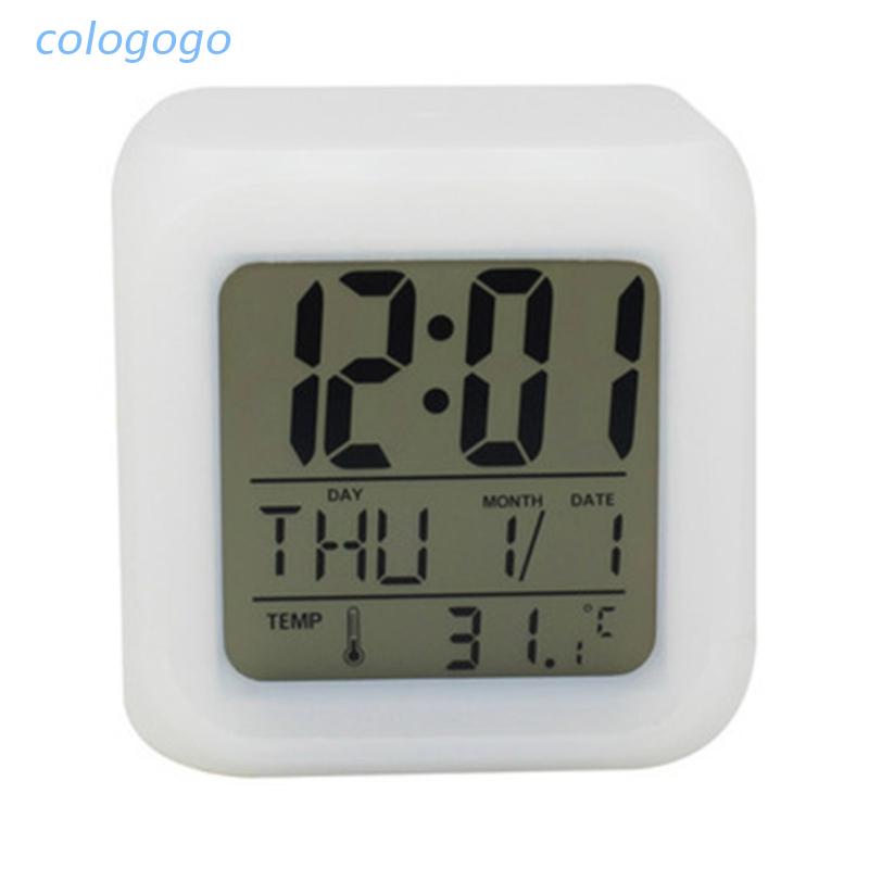 Đồng hồ báo thức kỹ thuật số màn hình hiển thị thời gian / ngày / báo thức dễ dàng cài đặt mang theo du lịch cho trẻ em