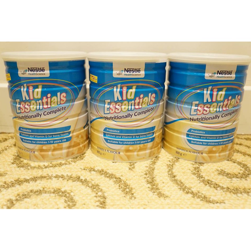 ỮA KID ESENTIALS TĂNG CÂN CỰC TỐT CHO BÉ 800G_ ĐỦ BILL BAY AIR