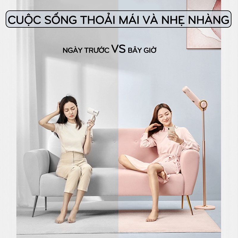 Máy Sấy Tóc Cây Sấy Tóc Đứng, Công Suất Lớn Giúp Bạn Rảnh Tay, Siêu Nóng, Tiện Lợi Cho Cả Gia Đình Bảo Hành [12T]