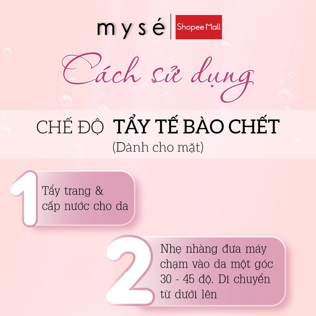 Máy tẩy tế bào chết và đẩy tinh chất YA-MAN Ltd. Myse