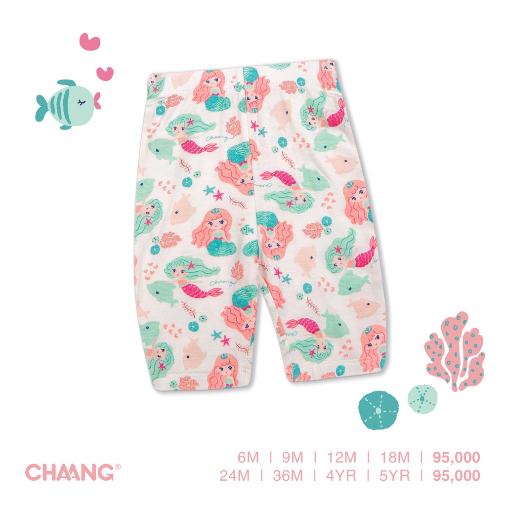 [CHAANG] Quần legging lửng Sea tiên cá cho bé gái