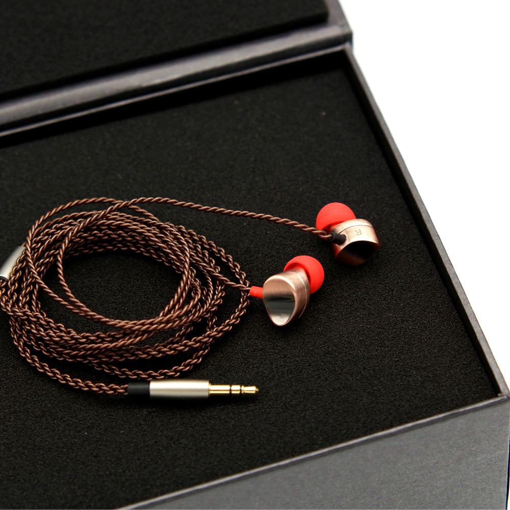 FAAEAL Crescent Metal Earphone In-Ear Hifi Earphones for Xiaomi Huawei Smartphone Music Earbuds