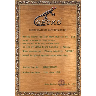 Đàn Kalimba Gecko 17 phím K17K