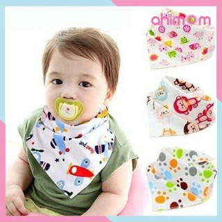 Khăn yếm - khăn yếm tam giác cho bé có cúc bấm quàng cổ