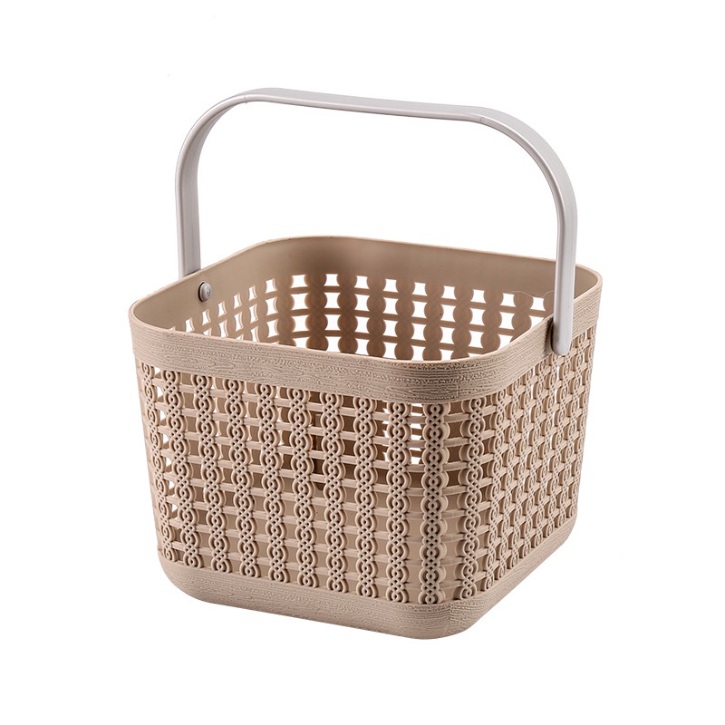 Giỏ Nhựa Đựng Trái Cây / Rau Củ Quả Có Tay Cầm Sáng Tạo Đa Ứng Dụng