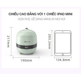 Nồi cơm điện mini BEAR-DFB-B12K2 - Thể tích 1.2L - HÀNG LOẠI 1 CHẤT LƯỢNG CAO CHÍNH HÃNG - 1.2 NGƯỜI ĂN