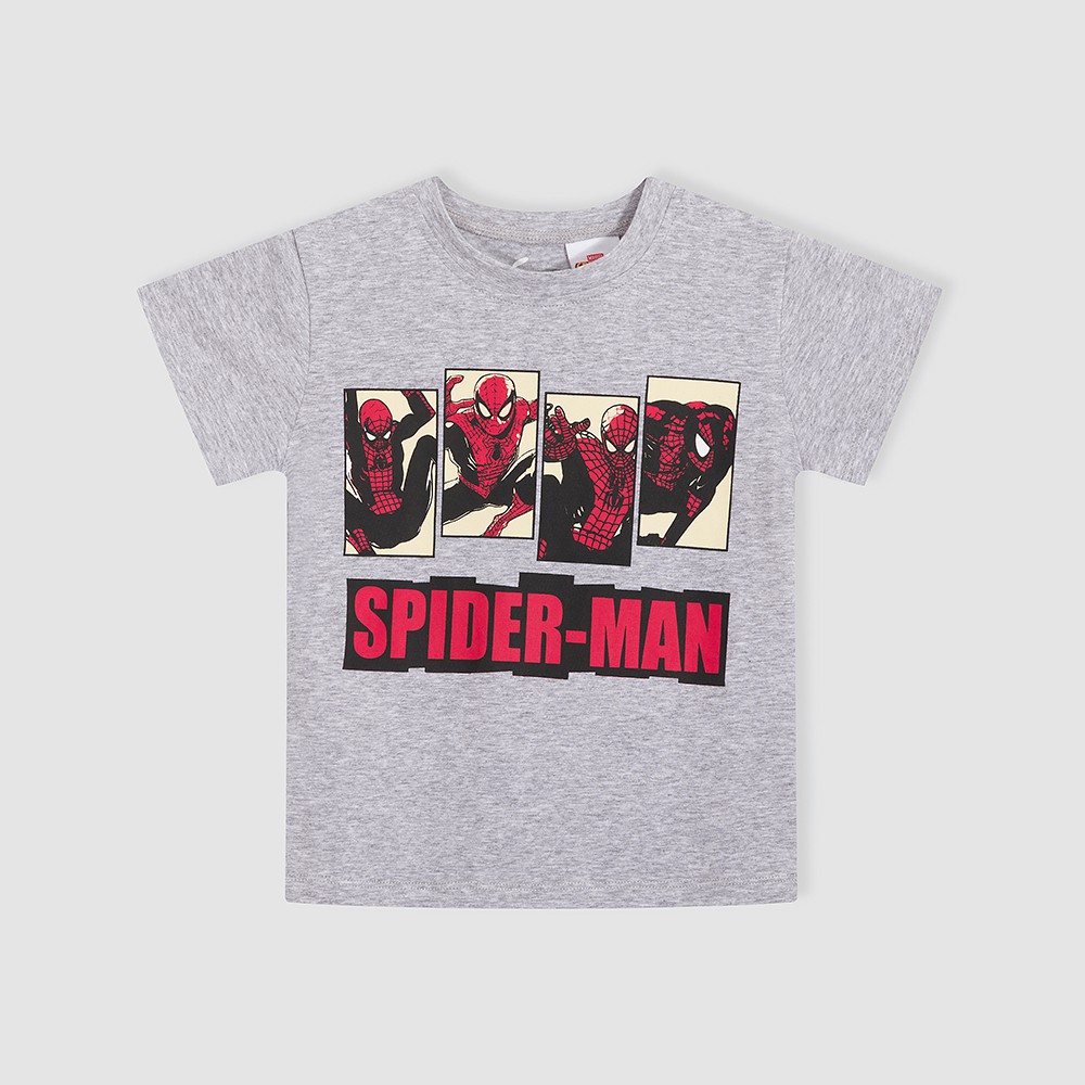 Áo thun bé trai ngắn tay RABITY cotton in hình Spiderman người nhện 5404