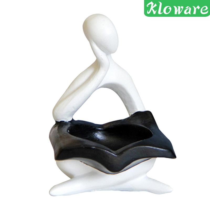 Giá Đỡ Nến Hình Tượng Người Suy Nghĩ Bằng Nhựa Resin Phong Cách Bắc Âu Trang Trí Nhà Cửa / Tiệc Tù