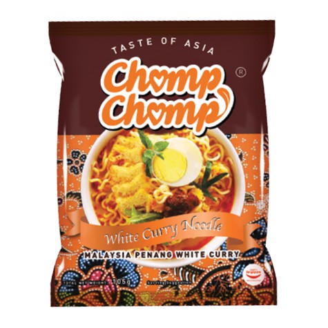 Mì Chomp Chomp vị Cà ri kiểu Malaysia - Sản phẩm nhập khẩu 100% - Gói 105gram