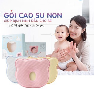 Gối Lõm Cao Cấp Chống Bẹp - Méo Đầu Cho Trẻ Sơ Sinh, Tốt Cho Cột Sống Cổ Và Thỏa Mái Cho Bé Ngủ Ngon Giấc (Chính Hãng)
