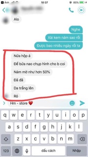 KEM FACE NÁM TÀN NHANG HM STORE