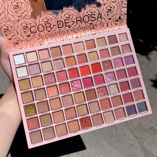 Board Phấn mắt HUDABABY Cor De Rosa Hoa Hồng, 140k /bảng 70 ô