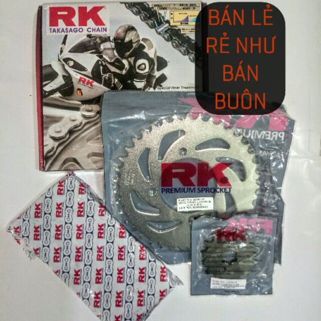 Bộ Nhông xích EXCITER-4 SỐ RK NHẬT BẢN