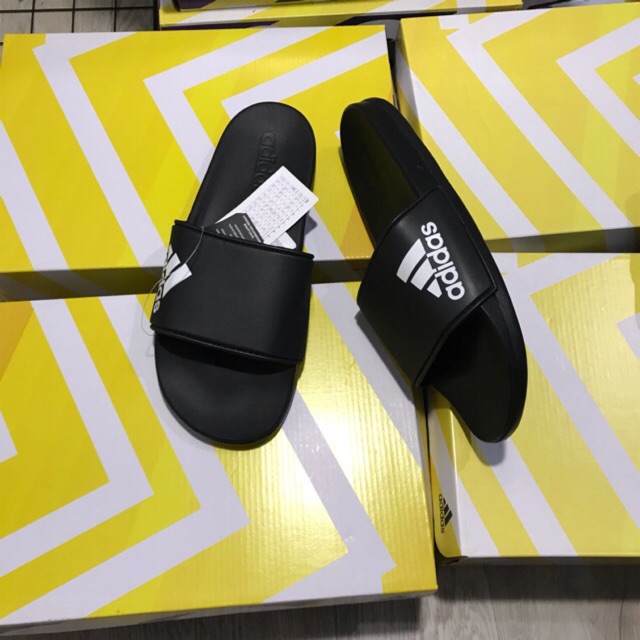 DÉP ADIDAS ADILETTE COMFORT SLIDES - Dép quai ngang đế mềm, Cloudfoam, Full box