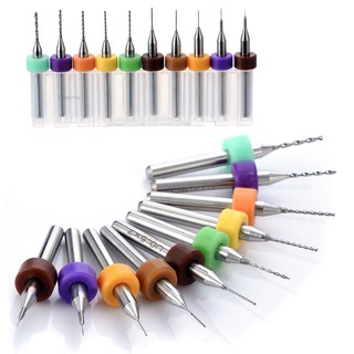 Set 10 mũi khoan xoắn 0.1mm-1.0mm bằng cacbua pcb