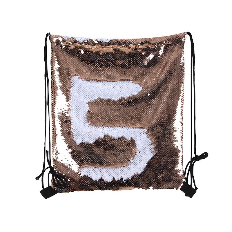 Ba Lô Rút Dây Đính Sequin Lấp Lánh