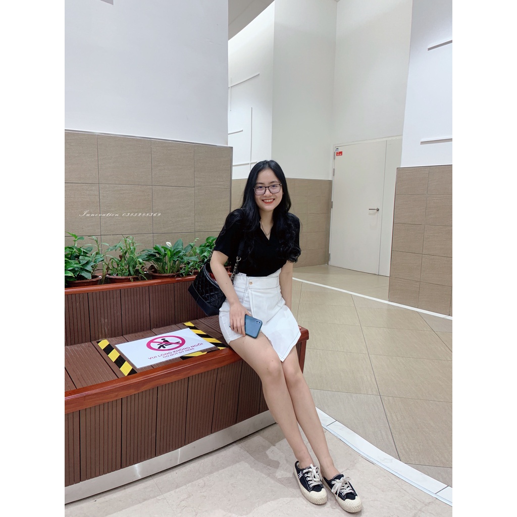 Quần short giả váy kiểu nữ cạp lệch BIGSIZE chất vải cao cấp co dãn tôn dáng TA-512