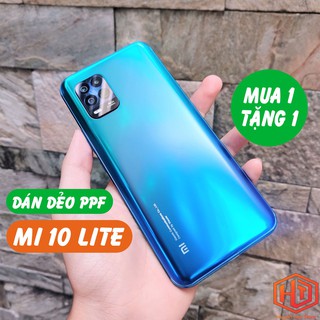 [Mua 1 tặng 1] Dán dẻo PPF Xiaomi Mi 10 Lite bảo vệ toàn diện