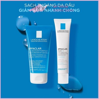 Giảm mụn la roche - posay + kèm sữa rửa mặt 50ml
