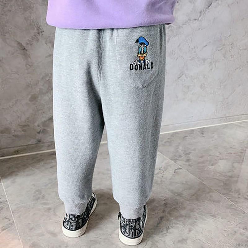 Quần Dài Thêu Hình Dễ Thương Cho Các Bé