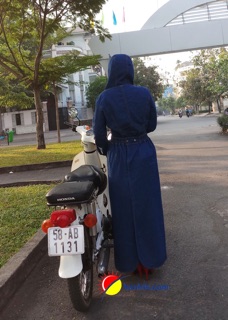 Váy chống nắng Jean cao cấp