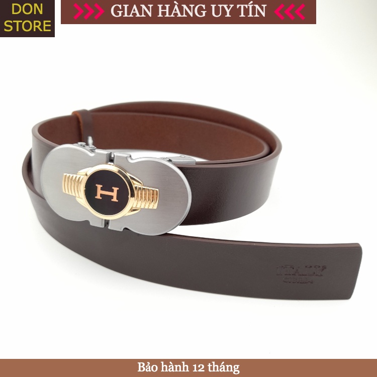 [SIÊU ĐẸP] Thắt Lưng Nam Da Bò Thời Trang Cao Cấp Mẫu Mới Chất Liệu Da Bò Nguyên Miếng ( BH 12 THÁNG)