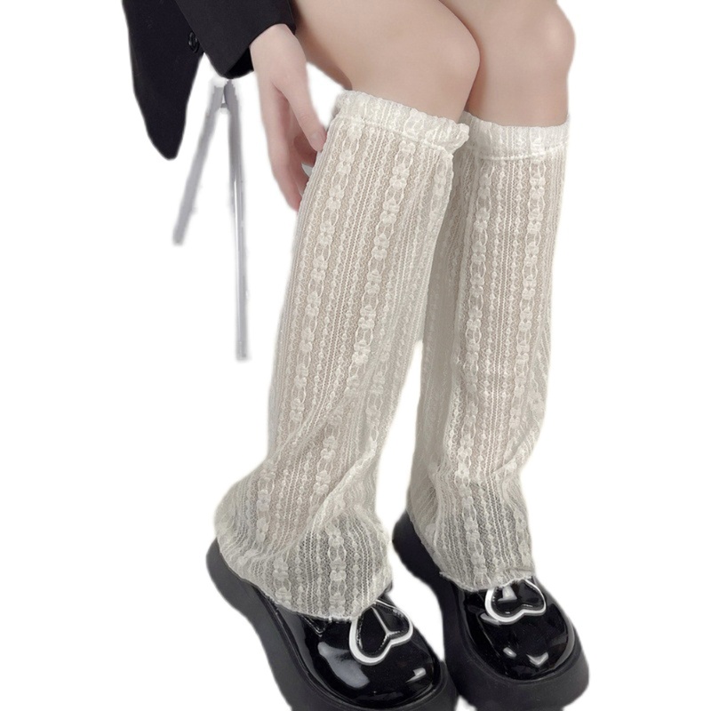 Xixi Tất Ống Chân Phối Ren Rỗng Phong Cách Harajuku Nhật Bản Cho Nữ